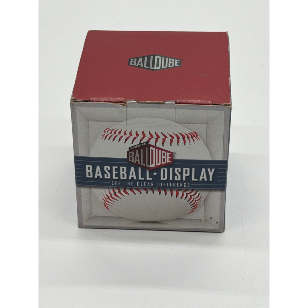 BallQube The Original Baseball Display Case Clear Acrylic Stackable Made in‎ USA